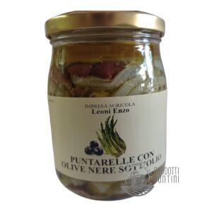 Puntarelle con Olive Nere sott'olio